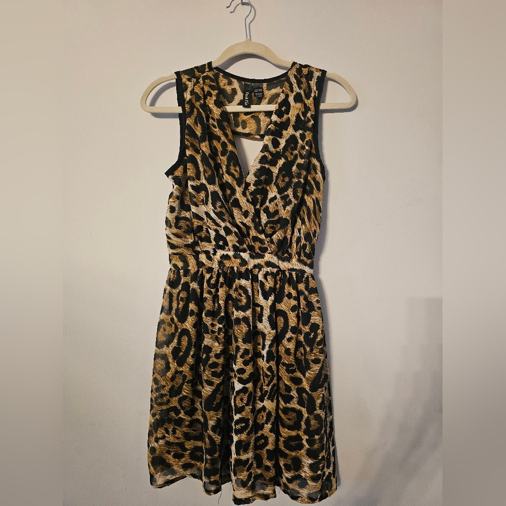 Fun & Flirt Animal Print Midi Dress